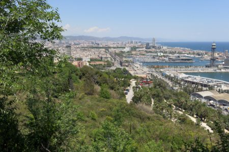 Vue depuis le Montjuíc