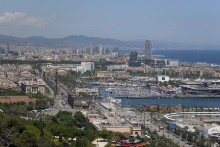 Vue depuis le Montjuíc