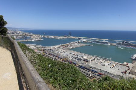 Vue depuis le Montjuíc