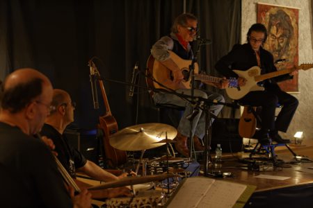 Yvor Malherbe, Raphaël Pitteloud, Jean-Pierre Huser et Florent Bernheim